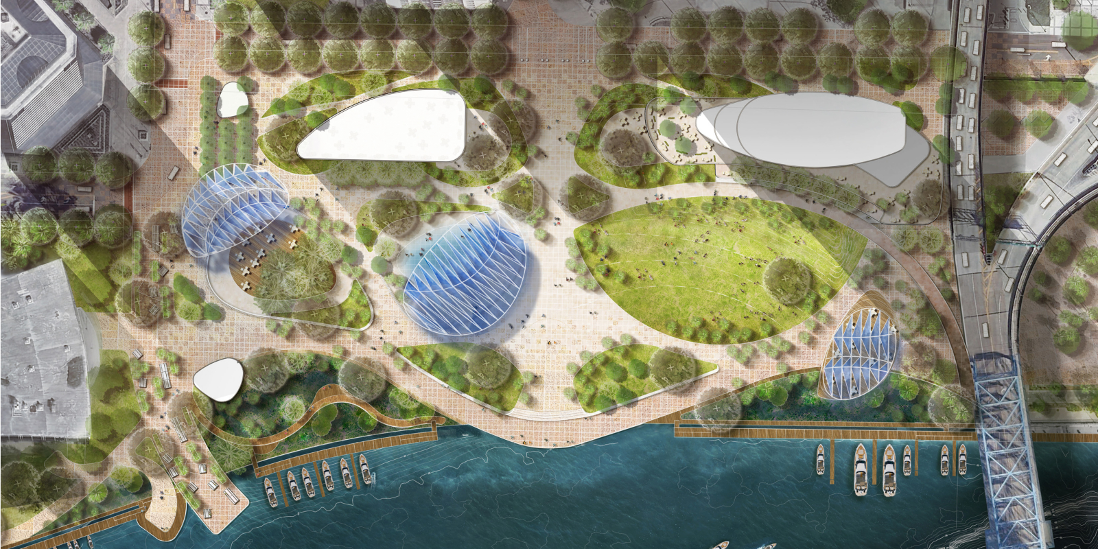 The Jacksonville Landing Design Competition - Agency Landscape + Planning